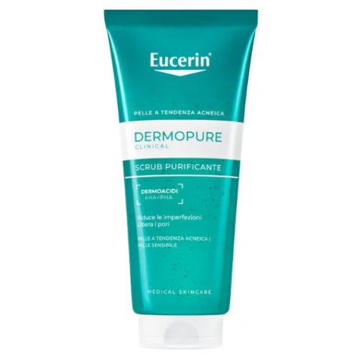 Eucerin Dermopure Clinical Scrub - Ideale per la pelle grassa e a tendenza acneica - Tubo 100 Ml Eucerin Dermopure Clinical Scrub - Ideale per la pelle grassa e a tendenza acneica - Tubo 100 Ml