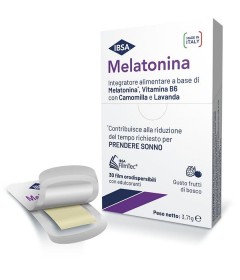  Ibsa Melatonina Integratore Sonno e Rilassamento - Formato 30 Film Orodispersibili