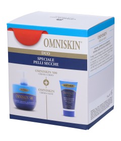 Omniskin duo : Contiene omniskin 500 crema 500 gr + Omniskin mani crema barriera rigenerante -75b ml