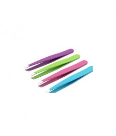 Bifor pinzetta di precisione per sopracciglia colori assortiti acciaio inox - confezione 1 pezzo 