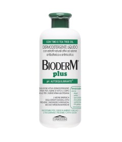 Bioderm Plus Detergente Antibatterico con timo e tea tree oil - Flacone 500 ml