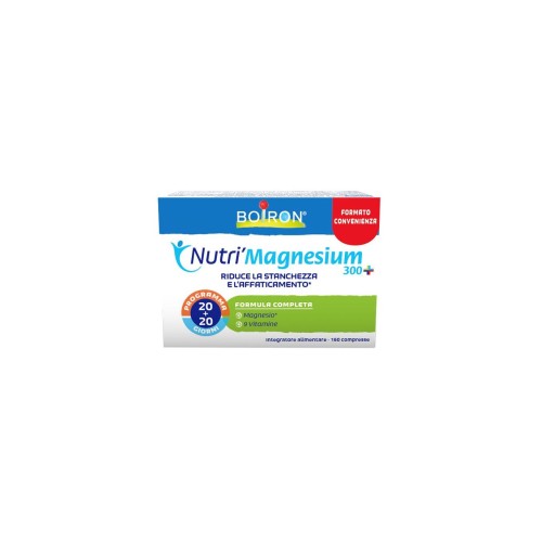 Boiron Nutri magnesium 300+ - Integratore di magnesio e vitamine - Formato  160 compresse 