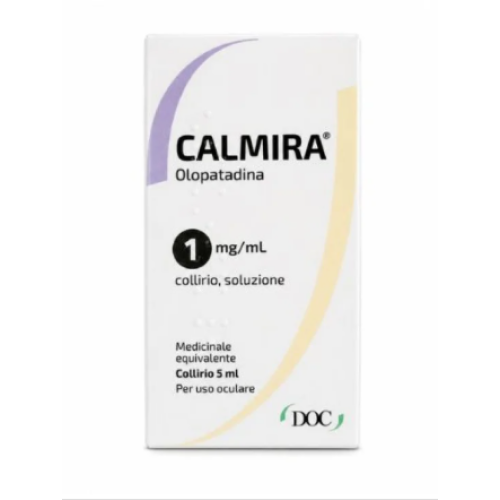 Calmira Collirio Soluzione 1 mg/mL per Congiuntivite Allergica 1 - Flacone da 5 ml Calmira Collirio Soluzione 1 mg/mL per Congiuntivite Allergica 1 - Flacone da 5 ml