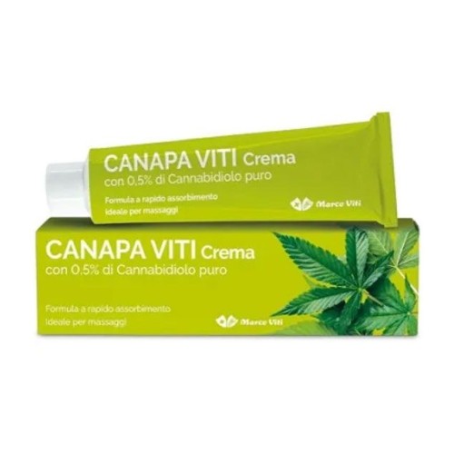 Canapa Crema 0,5% CBD Cannabidiolo Puro - Tubo 100ml Canapa Crema 0,5% CBD Cannabidiolo Puro - Tubo 100ml