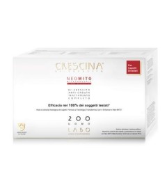 Crescina  Ricrescita  Neo Mito 200 Uomo  Trattamento Completo - Formato da  20 + 20 Fiale 