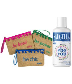 Saugella Dermoliquido #Beyou- Formato 500 ml con Pochette in omaggio  