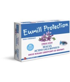 Eumill Protection Gocce Oculari lubrificanti ed idratanti - Confezione da 20 contenitori monodose da 0,5 ml