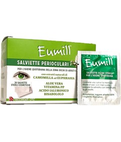 Eumill Salviette  Perioculari - Formato da 20 salviette