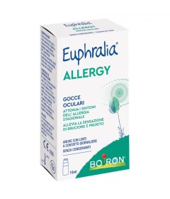 Euphralia allergy collirio  - Attenua i sintomi dell'allergia stagionale come bruciore e prurito - Flaconcino 10 ml