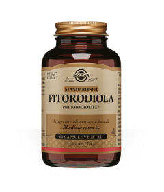 Solgar Fitorodiola - Integratore alimentare per il tono dell'umore -  Formato 60 capsule 