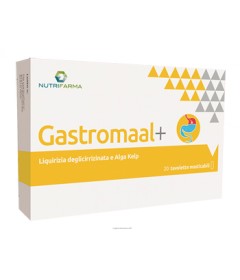 Gastromaal+  - Indicato in caso di reflusso gastroesofageo, fastidio gastrico e gastrite - Formato 20 tavolette 