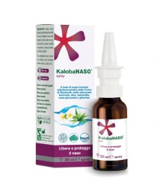 Kalobanaso spray junior 20 ml - Libera e protegge il naso in caso di raffredore, rinite e rinorrea