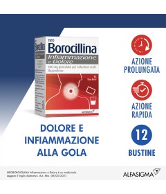 Neoborocillina Infiammazione E Dolore - Confezione da 12 Bustine