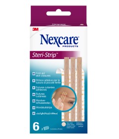 Nexcare Steri-Strip - Strisce adesive per la medicazione delle ferite Color carne - Dimensioni 6X75mm