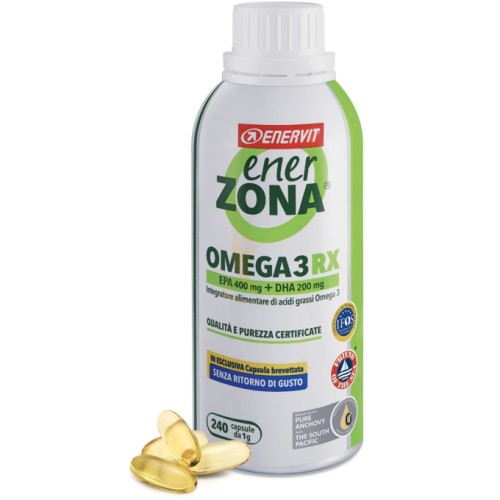 ENERZONA OMEGA 3RX 240 capsule -25% SCADENZA 02/24 Integratore concentrato EPA + DHA