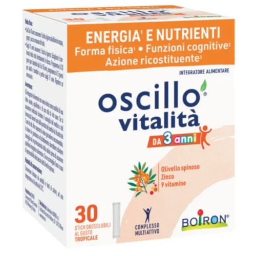 Oscillo Vitalità 3+ - Formato 30 stick Oscillo Vitalità 3+ - Formato 30 stick