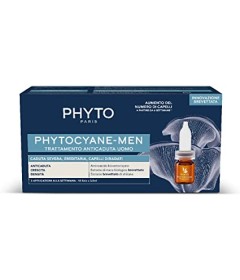 Phyto phytocyane trattamento anticaduta uomo -  Indicato in caso di caduta severa - Formato 12 fiale da 5ml