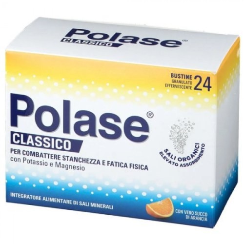 Polaste Integratore Alimentare di Potassio e di Magnesio gusto arancia - Formato 24 buste Polaste Integratore Alimentare di Potassio e di Magnesio gusto arancia - Formato 24 buste
