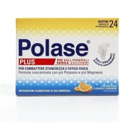 Polaste Integratore Alimentare di Potassio e di Magnesio  gusto arancia - Formato 24 buste 