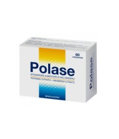 Polase - Integratore di sali minerali a base di Potassio e di Magnesio - Formato 60 compresse senza zucchero