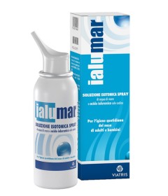 IaluMar Spray di Soluzione Isotonica - Indicato per L'igiene di naso e orecchie - Formato 100 ml