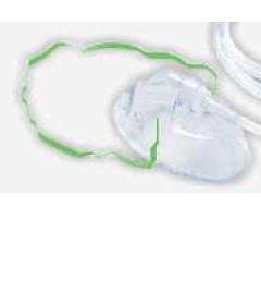 MASCHERA OSSIGENOTERAPIA+TUBO