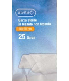 ALVITA GARZA  TNT 10X10CM 25PZ