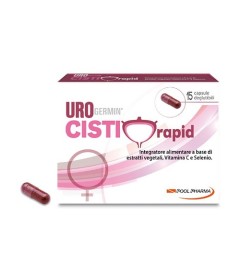 Urogermin Cisti Rapid - Integratore alimentare per il benessere delle vie urinarie - Formato 15 capsule