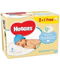 HUGGIES SALV PURE TRIPLO 24343