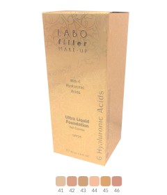 Labo filler make-up - Fondotinta ultra liquido effetto seta ideale per pilli miste e oleose - Colore 41