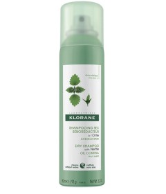 Klorane Shampoo secco all'ortica per capelli grassi- In  soli 2 minuti deterge e apporta volume -Formato 150 ml 