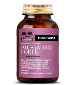 Salugea Pausanorm Forte - Integratore alimentare contro i disturbi della menopausa - Formato 60 capsule