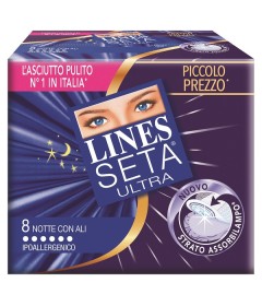 LINES SETA ULTRA NOTTE ALI 10P