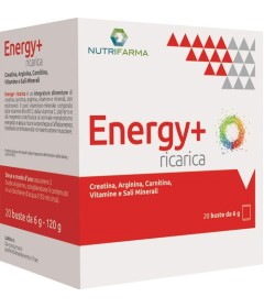 EEnergy+ ricarica - Integratore alimentare contro stanchezza e affaticamento - Formato 20 buste 