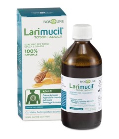 Bios Line Larimucil Adulti Sciroppo per calmare la tosse secca e grassa - Formato 175 ml