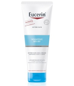 Eucerin after sun - Crema doposole lenitiva e anti- arrossamento adatta ai bambini, alle pelli senibili e allergiche - Tubo 200 ml