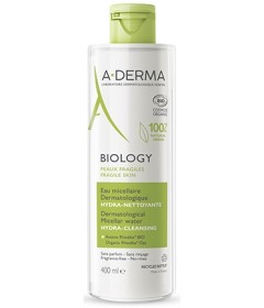 Aderma A-D Biology - Acqua micellare dermatologica idra-detergente delicata - Formato 400 ml