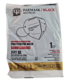 MASCHERINA FFP2 NERA PAR 10PZ