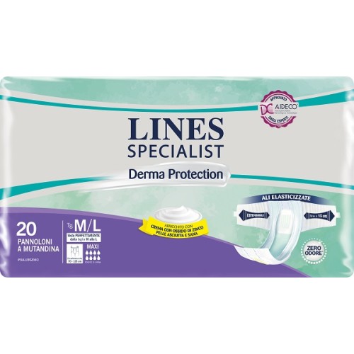 LINES SP DERM PAN MAXI M/L20PZ LINES SP DERM PAN MAXI M/L20PZ