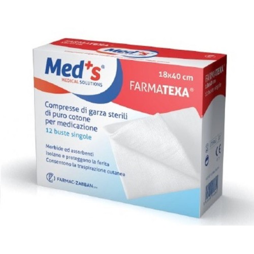 GARZA MEDS 12/12 18X40CM 12PZ GARZA MEDS 12/12 18X40CM 12PZ