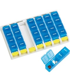 PORTAPILLOLE SETT 4 DOSI MEDS
