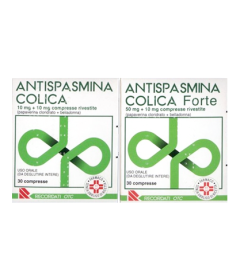 Antispasmina  Colica Forte - Formato da  30 Compresse  10 mg + 50 mg