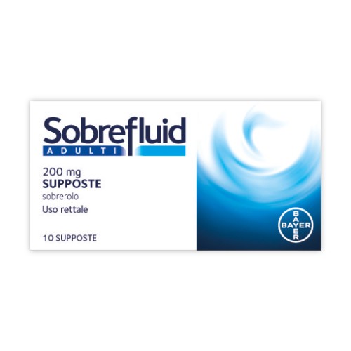 SOBREFLUID*ADULTI 10 supp 200 mg SOBREFLUID*ADULTI 10 supp 200 mg