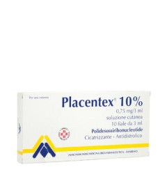 PLACENTEX*SOL CUT 10F 0,75MG