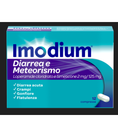 IMODIUM DIARREA E METEOR*12CPR