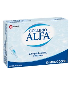 COLLIRIO ALFA DECONGESTIONANTE*10 monodosi collirio 0,3 ml 0,8 mg/ml