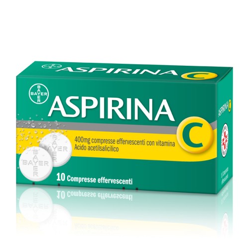 AspirinaC - Formato da 10 Compresse Effervescenti  400 mg + 240 mg con vitamina C
