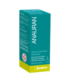 Anauran gocce indicate per otoìiti acute e croniche - flacone 25 ml