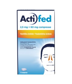 ACTIFED*12 cpr 2,5 mg + 60 mg