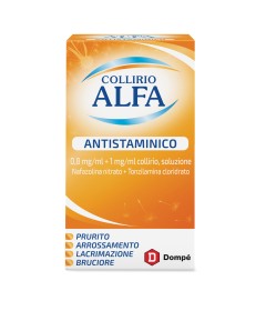 COLLIRIO ALFA ANTISTAMINICO*collirio 10 ml 8 mg/ml + 1 mg/ml